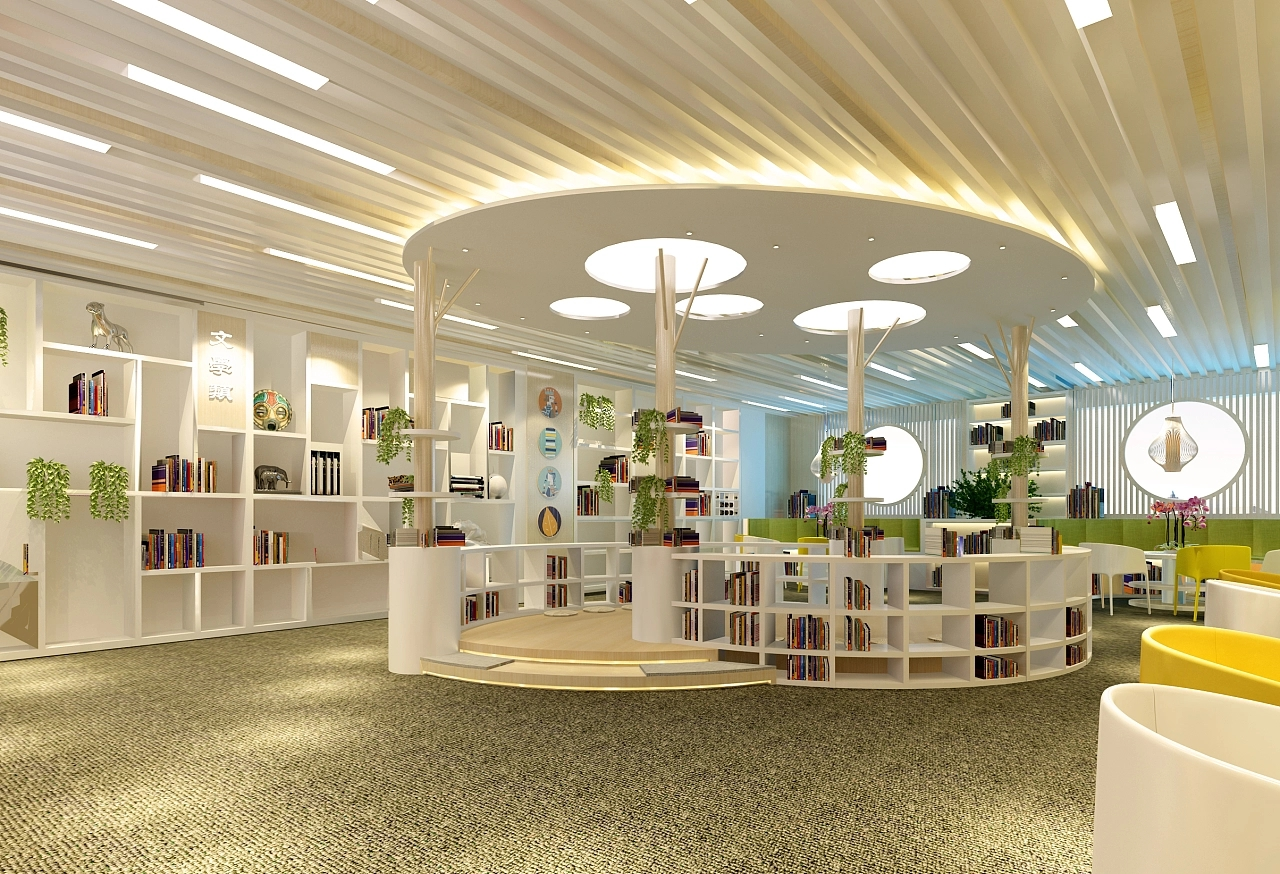 Library lighting design, the key area of school lighting!